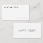 Modernes, elegantes, Berufliches Minimalistisches  Visitenkarte (Vorne/Hinten)