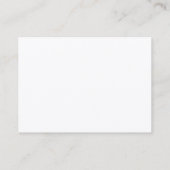 Modernes, elegantes, Berufliches Minimalistisches Visitenkarte (Rückseite)