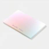 Modernes, elegantes Berufliches Template Post-it Klebezettel (angewinkelt)