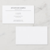 Modernes, elegantes Berufliches Template Visitenkarte (Vorne/Hinten)