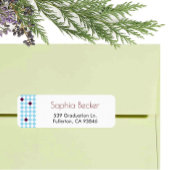 Modernes elegantes Blauer Graduiertenmuster