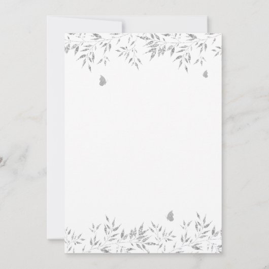 Modernes Elegantes Boho Bohemisches Brautparty Einladung (Rückseite)