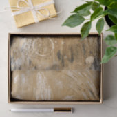 Modernes, elegantes Boho Muster Abstraktes Gewebe Seidenpapier (Geschenk)