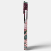 Modernes elegantes bordeauxrosa Rosa Case-Mate iPh iPhone Hülle (Rückseite / Links)