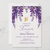 Modernes elegantes botanisches Brautparty Einladung (Vorderseite)