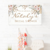 Modernes, elegantes Brautparty in Aquarellfarben Banner (Insitu)