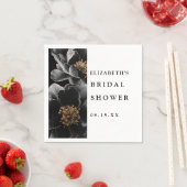 Modernes Elegantes Brautparty Napkins Serviette (Beispiel)