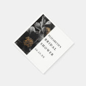 Modernes Elegantes Brautparty Napkins Serviette (Ecke)