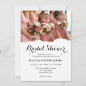 Modernes elegantes Bridesmaids-Brautparty Einladung (Vorderseite)