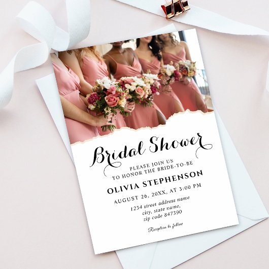 Modernes elegantes Bridesmaids-Brautparty Einladung