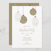 Modernes Elegantes Business Weihnachten Party Einladung (Vorne/Hinten)