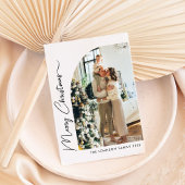 Modernes elegantes Collage Foto Frohe Weihnachten