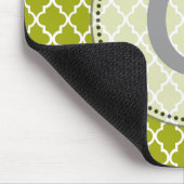 Modernes, elegantes, cooles, Limones Quatrefolionm Mousepad (Ecke)