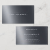 Modernes, elegantes, Cooles Top-Schlicht Visitenkarte (Vorne/Hinten)