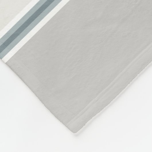 Modernes elegantes Design Beige Farbharmonie Fleecedecke (Ecke)