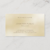 Modernes, elegantes Design Beruflich-modisches Top Visitenkarte (Rückseite)