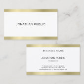 Modernes Elegantes Design Beruflich Sleek Schlicht Visitenkarte (Vorne/Hinten)