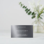 Modernes Elegantes Design Beruflich Stilvoll Schli Visitenkarte (Stehend Vorderseite)