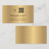 Modernes Elegantes Design für Ihren eigenen Text G Visitenkarte (Vorne/Hinten)