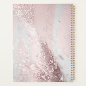 Modernes, elegantes Design, Glitzer, Rose-Silber Planer (Rückseite)