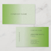 Modernes Elegantes Design Luxus Beruflich Schlicht Visitenkarte (Vorne/Hinten)