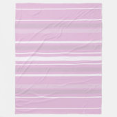 Modernes elegantes Design Rosa Farbe Harmonie Fleecedecke (Vorderseite)