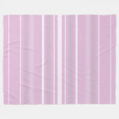 Modernes elegantes Design Rosa Farbe Harmonie Fleecedecke (Vorderseite (Horizontal))