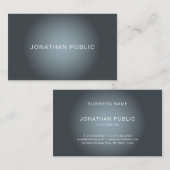 Modernes elegantes Design Trendy Schlicht Beruflic Visitenkarte (Vorne/Hinten)