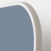 Modernes, elegantes Dusty Blue Monogram Pickleball Schläger (Linke Seite)