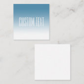 Modernes, elegantes Editierbares Text & Ombre Farb Mitteilungskarte (Vorne/Hinten)