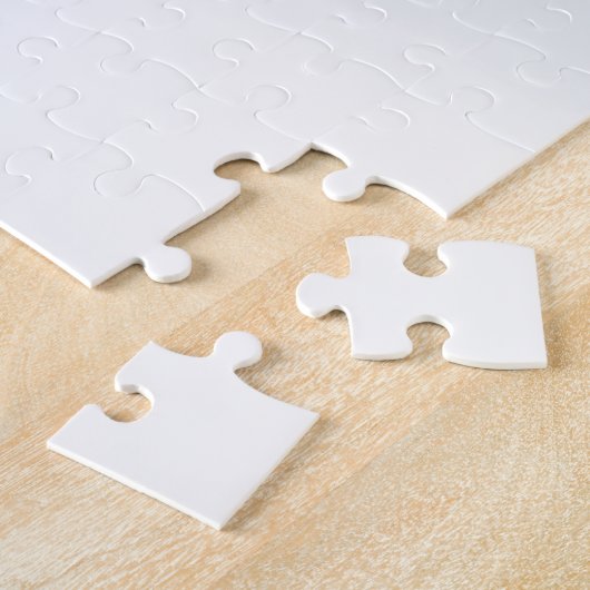 Modernes, elegantes Editierbares Text & Ombre Farb Puzzle (Seite)