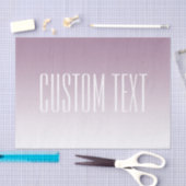 Modernes, elegantes Editierbares Text & Ombre Farb Seidenpapier (Handwerk)