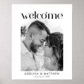 Modernes Elegantes einfaches Hochzeitszeichen - Be Poster (Vorne)