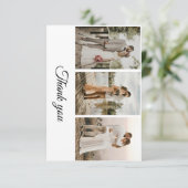 Modernes Elegantes Einfaches Minimalistisches Hoch RSVP Karte (Stehend Vorderseite)