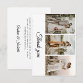 Modernes Elegantes Einfaches Minimalistisches Hoch RSVP Karte (Vorne/Hinten)