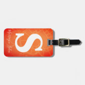 Modernes, elegantes, einfaches, schnelles, feines  gepäckanhänger (Vorderseite horizontal)