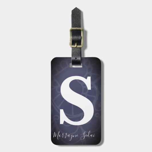 Modernes, elegantes, einfaches, schnelles, feines gepäckanhänger (Vorderseite vertikal)