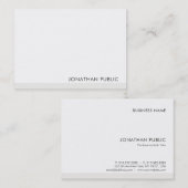 Modernes, elegantes, einfaches Template Beruflich Visitenkarte (Vorne/Hinten)