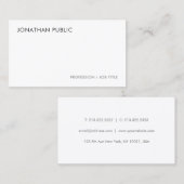 Modernes, elegantes, einfaches Template Beruflich Visitenkarte (Vorne/Hinten)