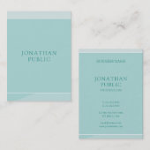 Modernes, elegantes, einfaches Template Beruflich Visitenkarte (Vorne/Hinten)