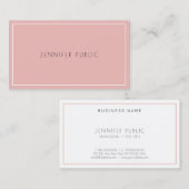 Modernes Elegantes, einfaches trendiges Design Ber Visitenkarte (Vorne/Hinten)