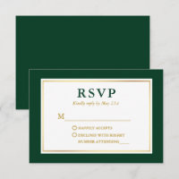 Modernes elegantes Emerald Green White Gold
