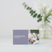 Modernes elegantes Ereignis mit harmonischen Farbe Visitenkarte (Stehend Vorderseite)