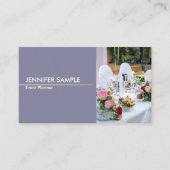 Modernes elegantes Ereignis mit harmonischen Farbe Visitenkarte (Vorderseite)