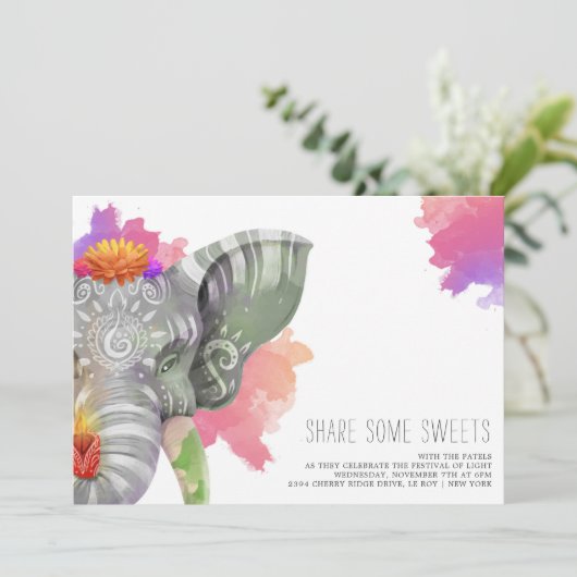 Modernes Elegantes Festival (Stehend Vorderseite)