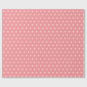 Modernes elegantes, festliches Rosa Lucky Clover M Geschenkpapier (Flach)