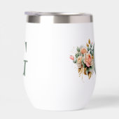 Modernes elegantes, florales Monogramm (Rechts)