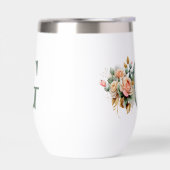 Modernes elegantes, florales Monogramm (Links)