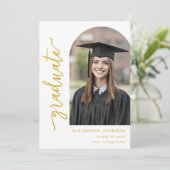 Modernes elegantes Foto Arch Ankündigung (Stehend Vorderseite)