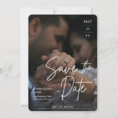 Modernes, elegantes Foto bei Hochzeiten spart das  (Vorderseite)